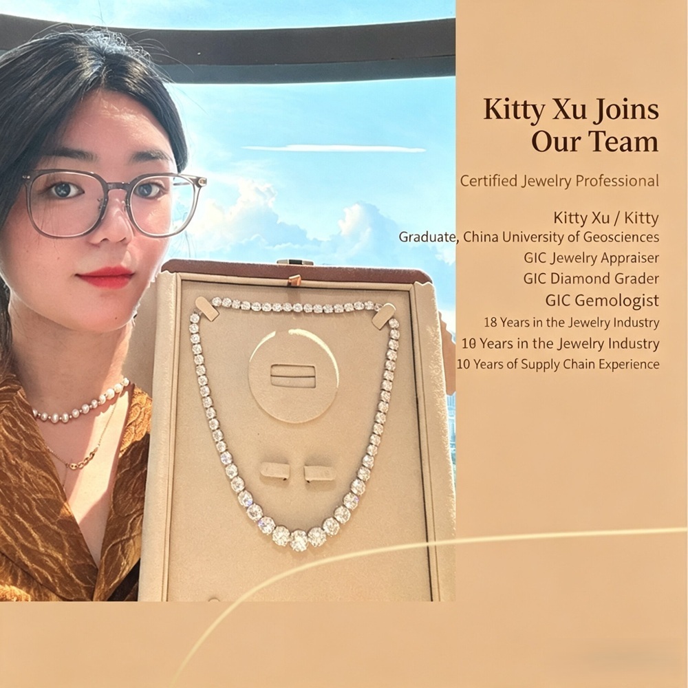 Kitty Xu Joins Our Company as a Certified Jewelry Professional