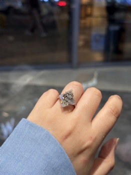 5‑Carat Marquise Lab‑Grown Diamond Ring 18K Gold Engagement Ring Man‑Made Diamond Wedding Band for Bridal