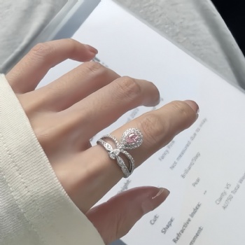 IGI Certified Lab‑Grown Diamond Ring Three‑Stone Pear Teardrop Setting Henan Created Diamond Wedding Bridal Ring